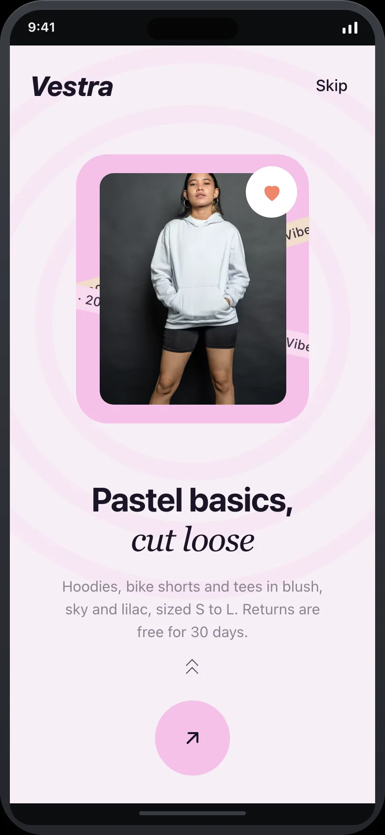 Vestra (Pastel Streetwear) — Welcome