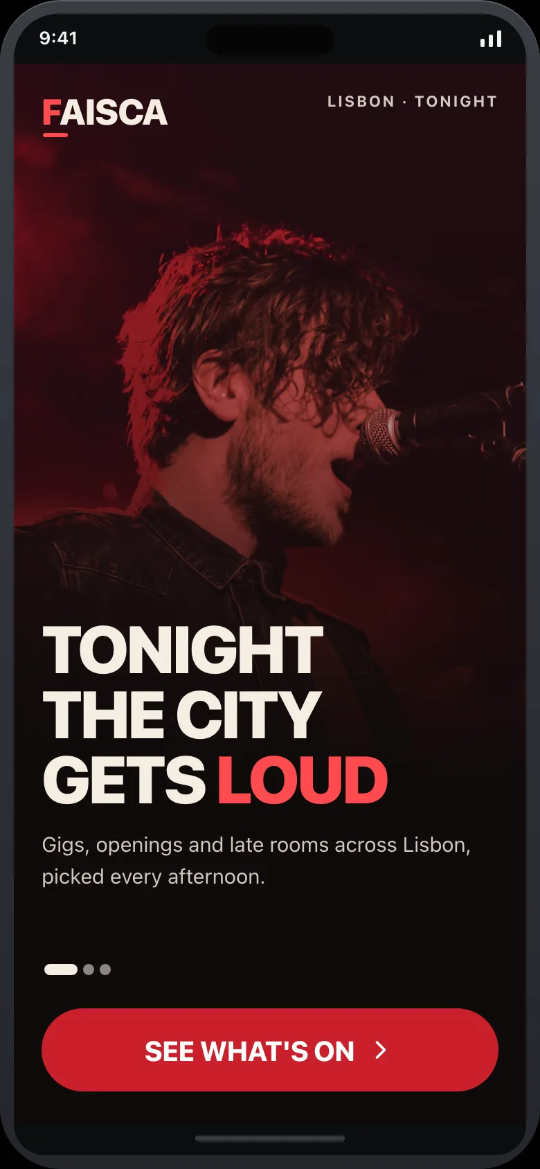 Faisca (Nightlife & Live Music Finder) — Splash