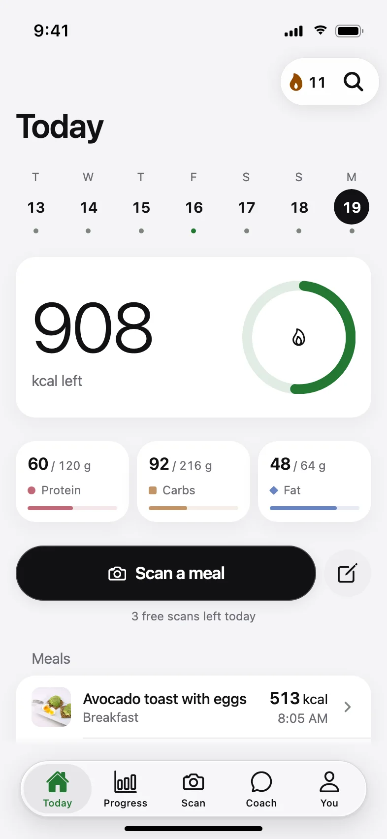 Morsel AI Calorie Tracker App — Your day, macros at a glance