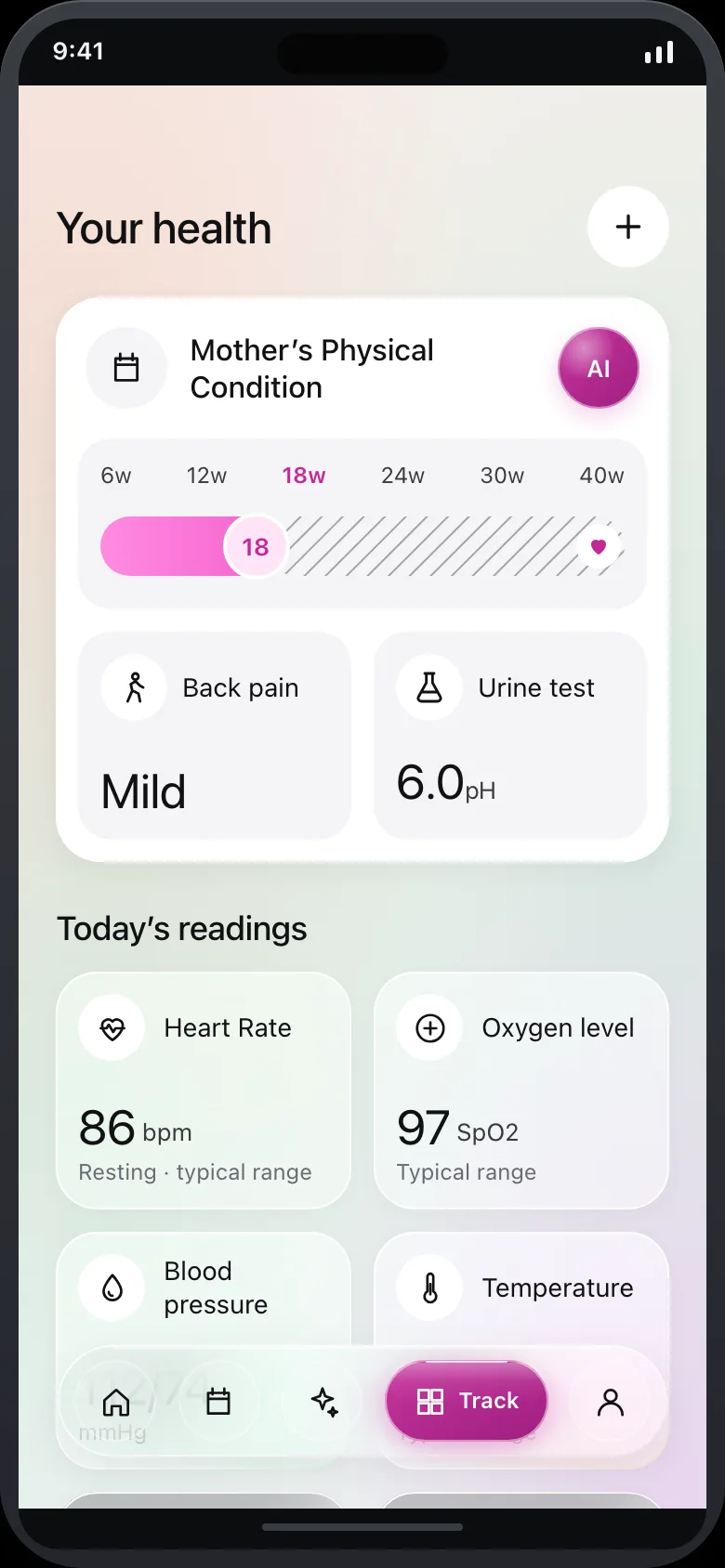 Nestlune (AI Pregnancy Companion) — Vitals