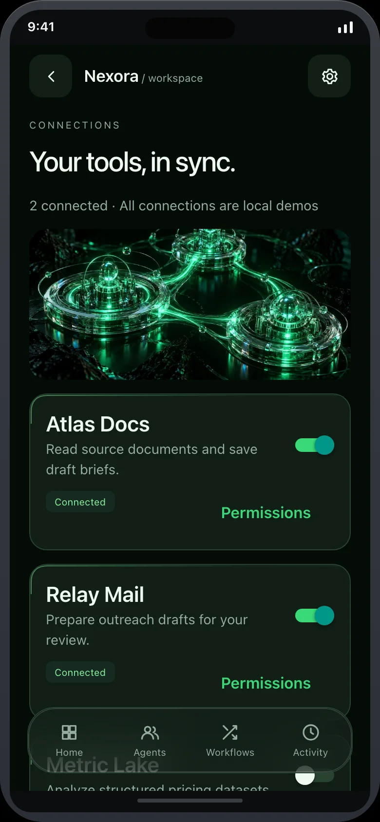 Nexora Agents — Integrations