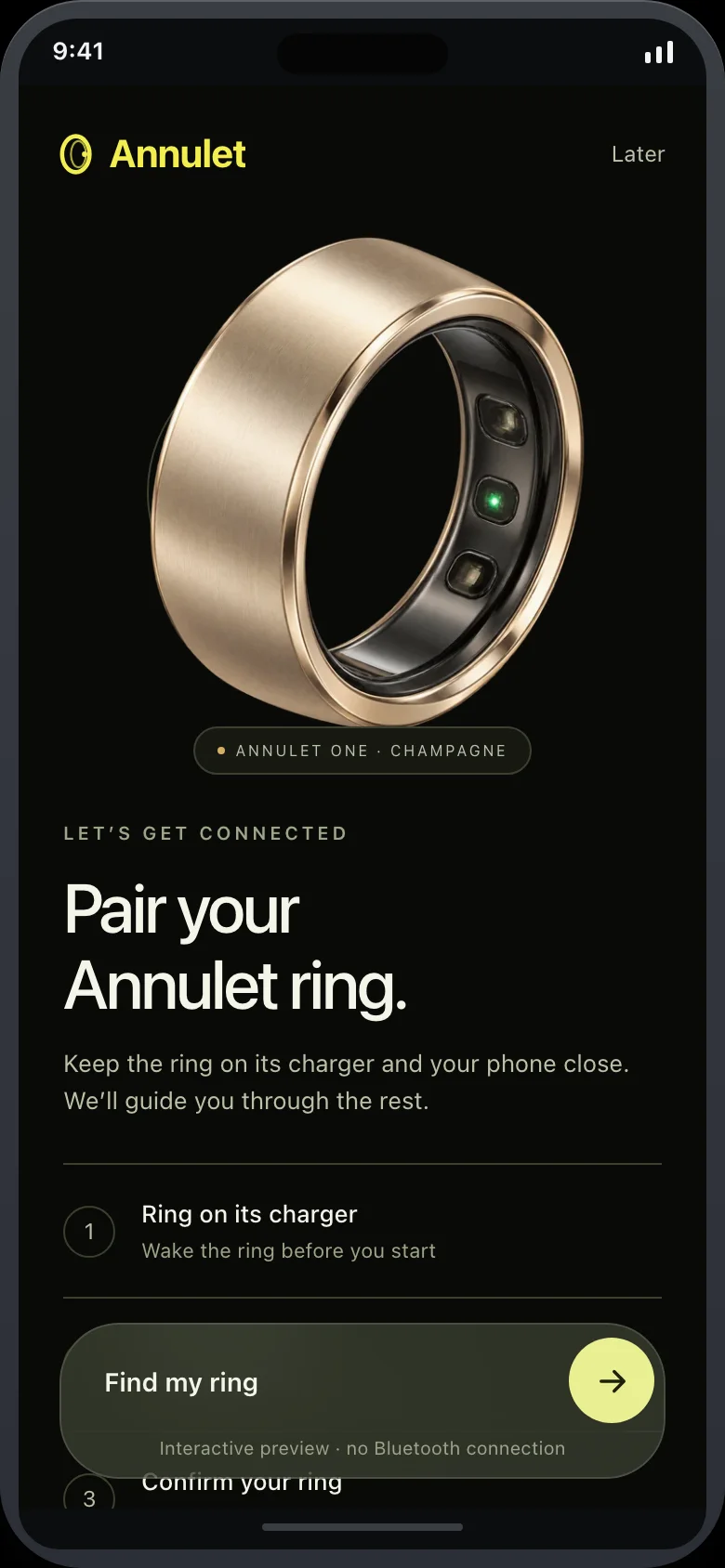Annulet (Smart Ring Health Companion) — Pair