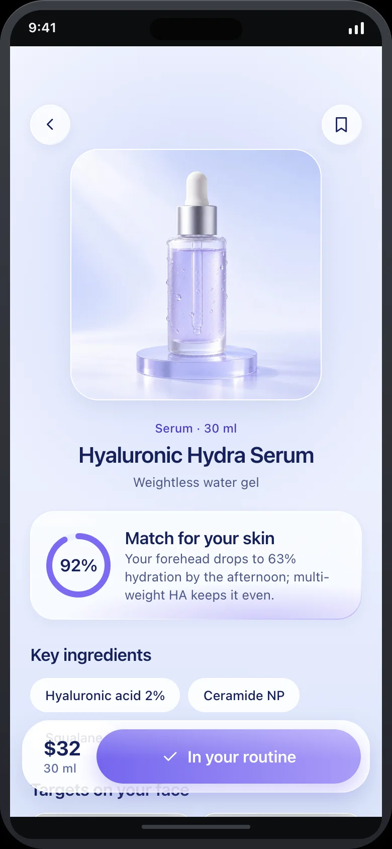 Veyla (AI Skin Analyzer) — Product