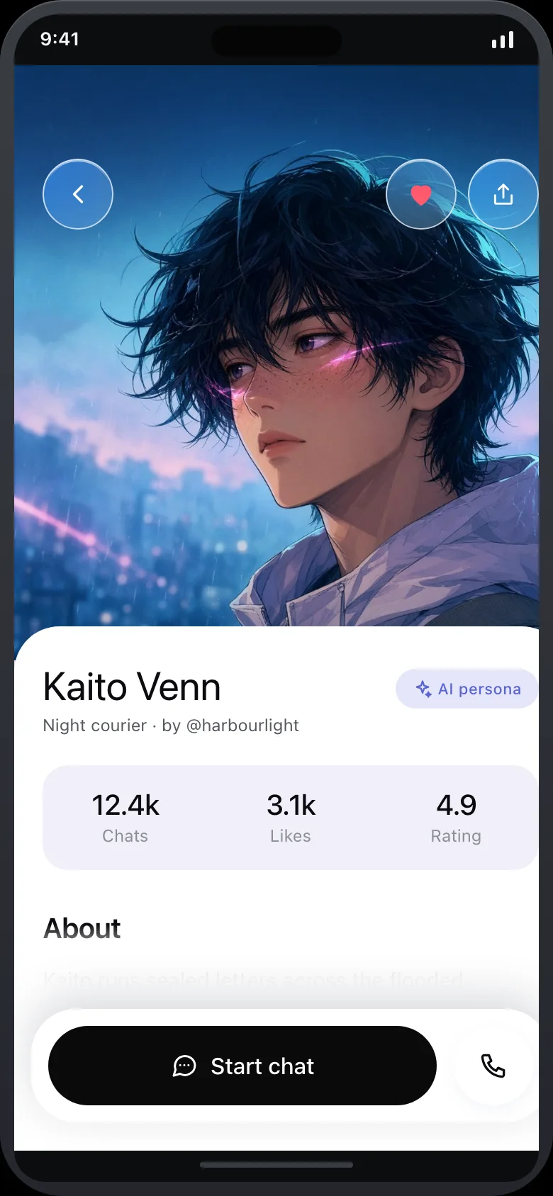 Talyra (AI Persona World) — Persona Detail
