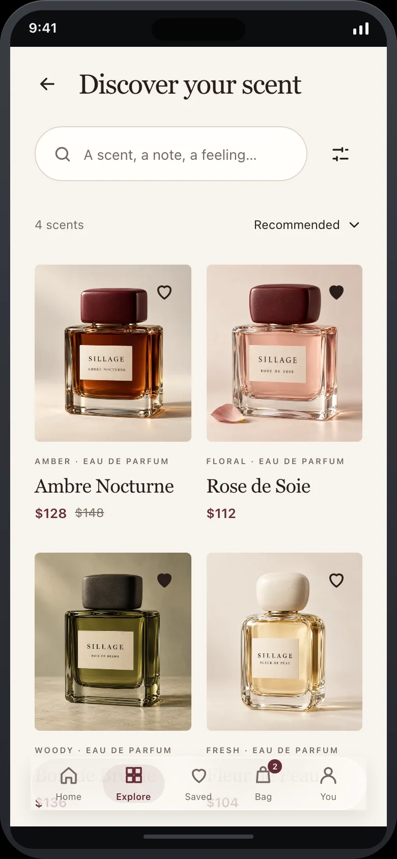 Sillage (Perfume Boutique) — Search