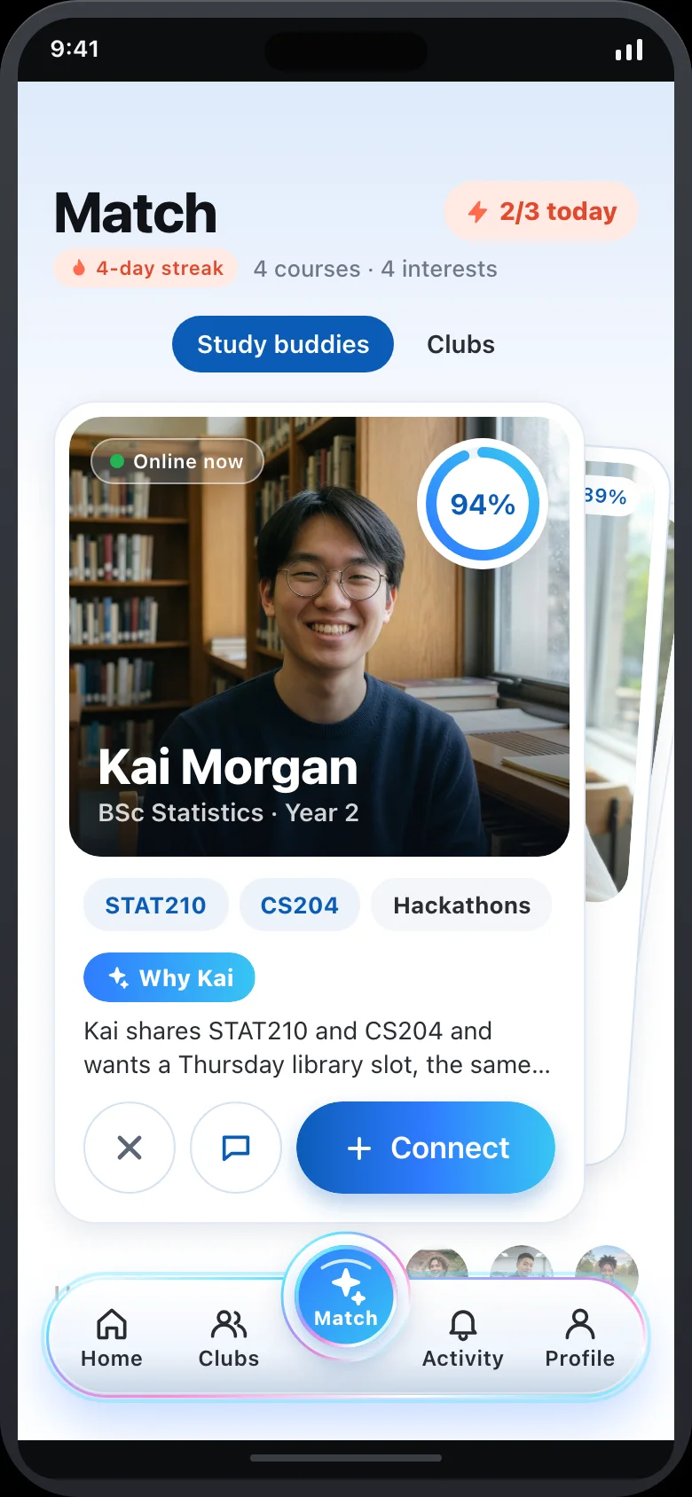 Campora (AI Campus Social Network) — Match
