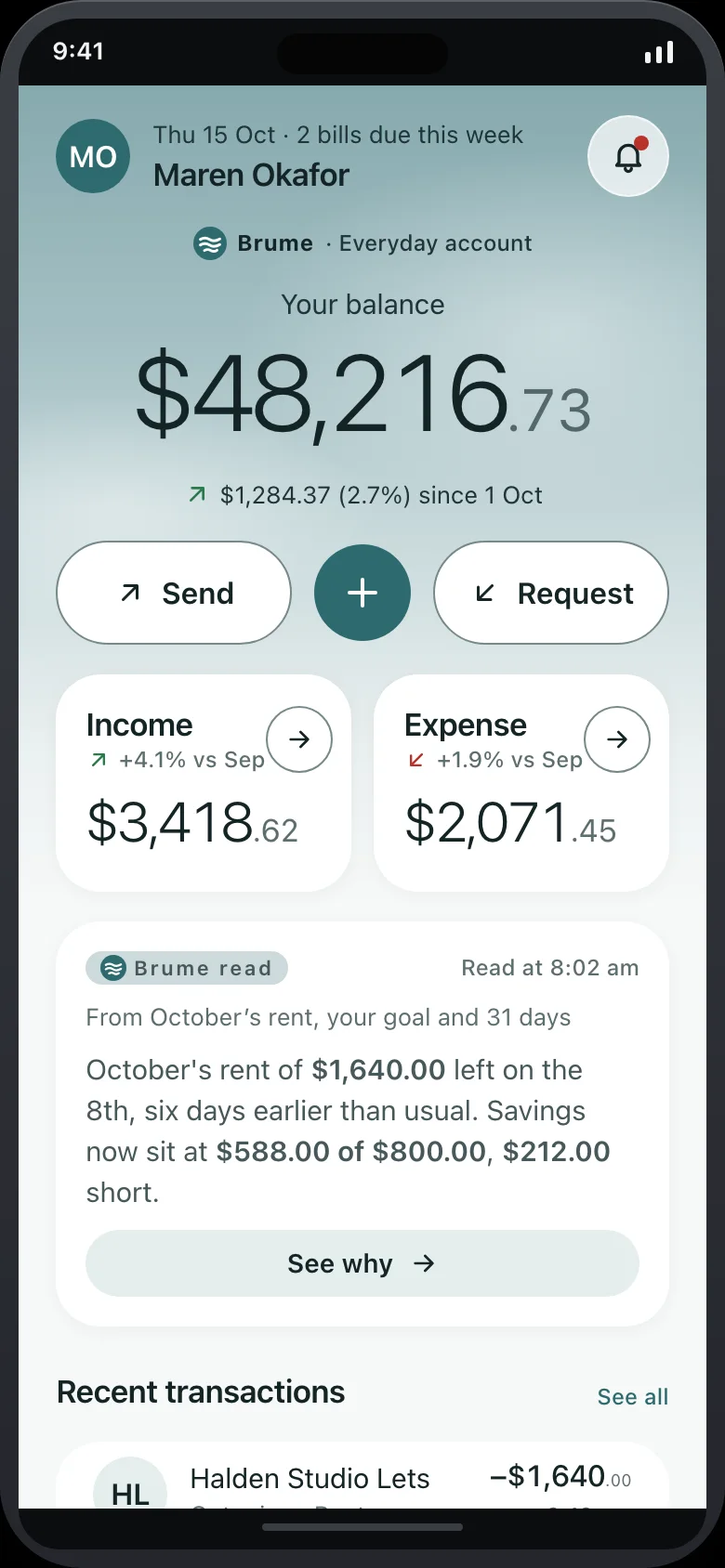 Brume (Misted Money Insights) — Home