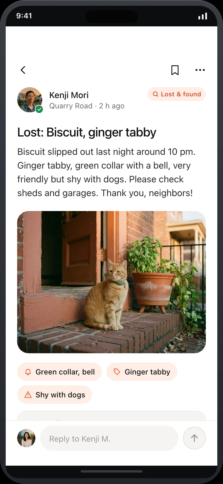 Porchly (AI Neighborhood Community) — Post