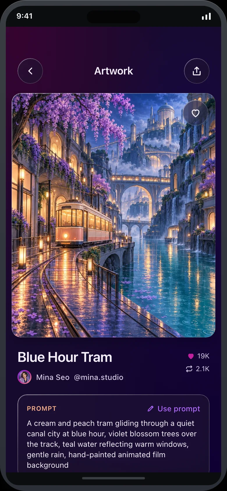 Prismora (AI Art Generator) — Artwork Detail