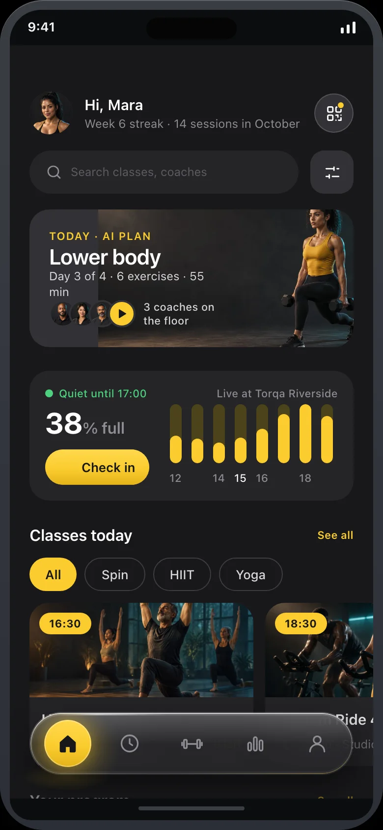 Torqa (AI Gym Membership & Program Builder) — Home