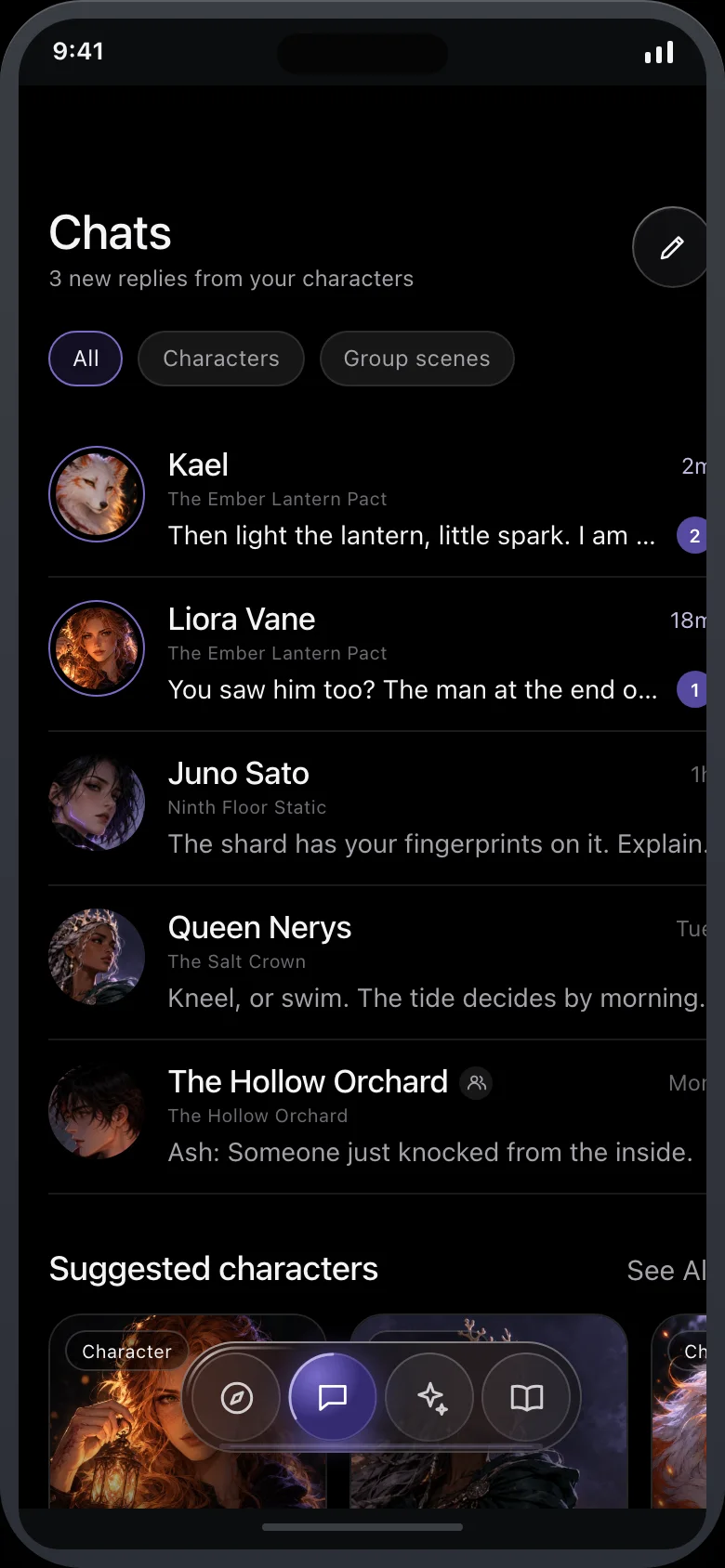 Talewyn (AI Story & Roleplay) — Chats