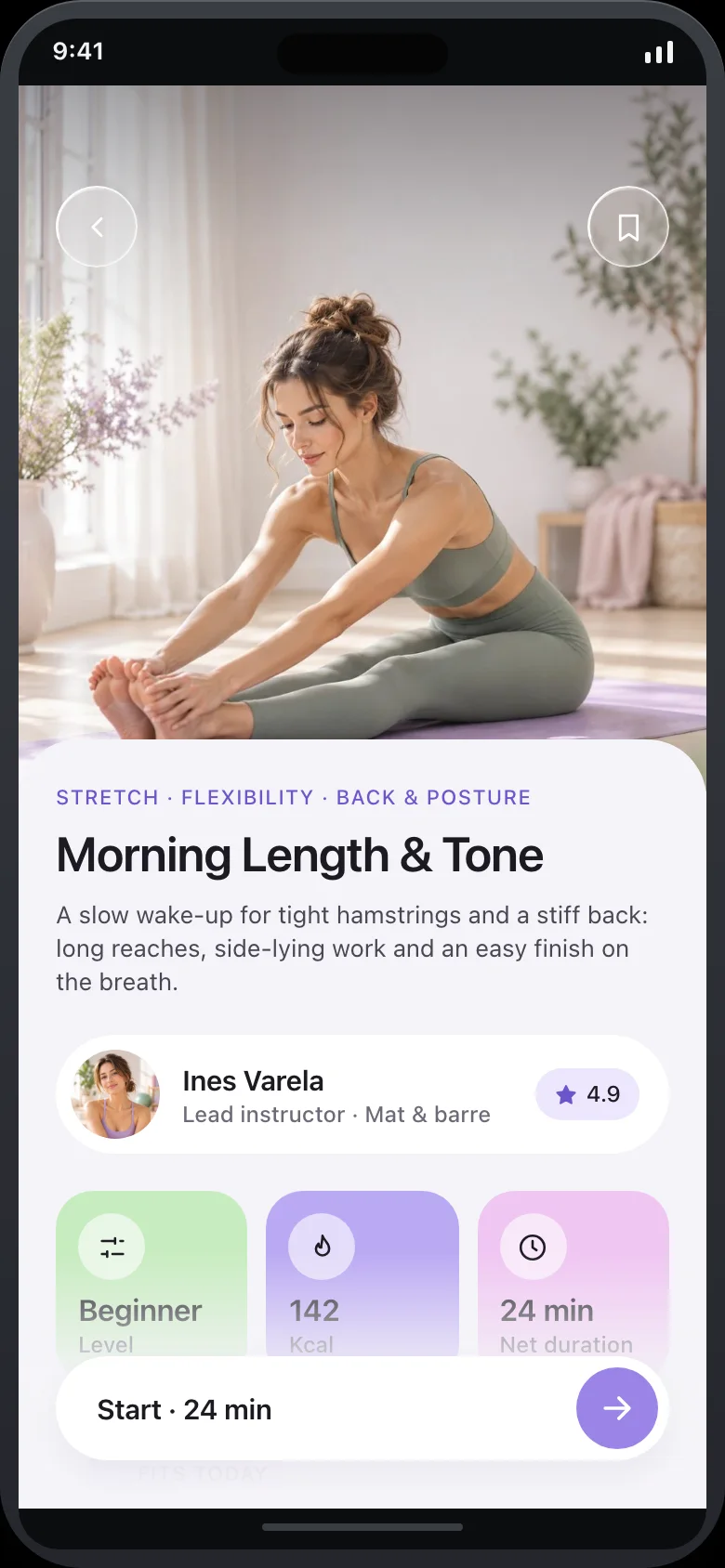 Plielle (AI Pilates & Barre Home Studio) — Class Detail