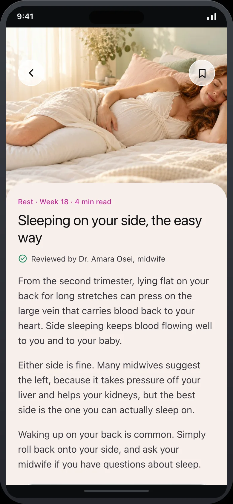 Nestlune (AI Pregnancy Companion) — Article