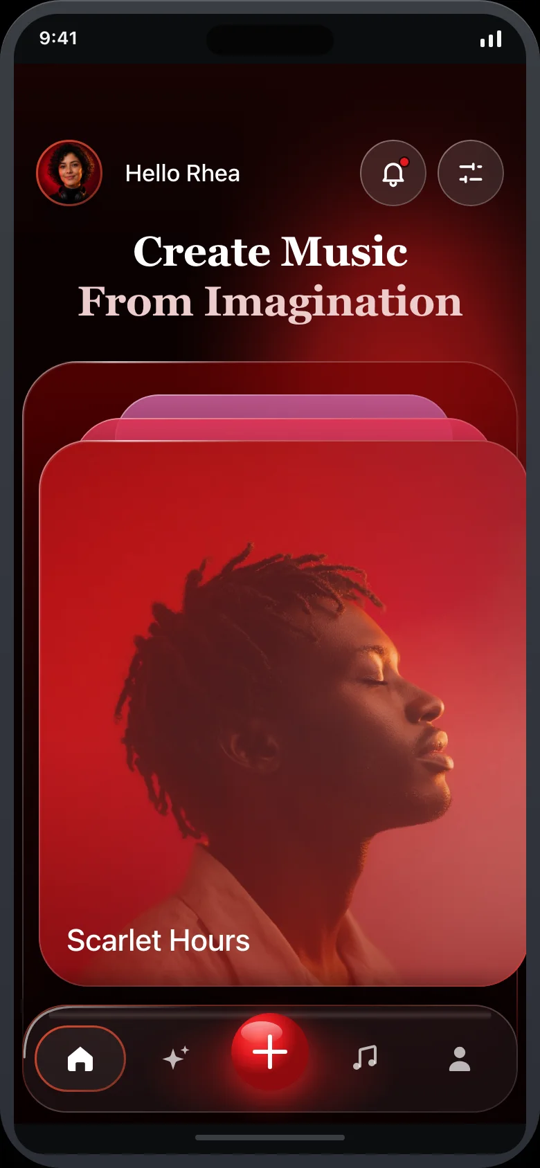 Crimsong (AI Song Generator) — Home