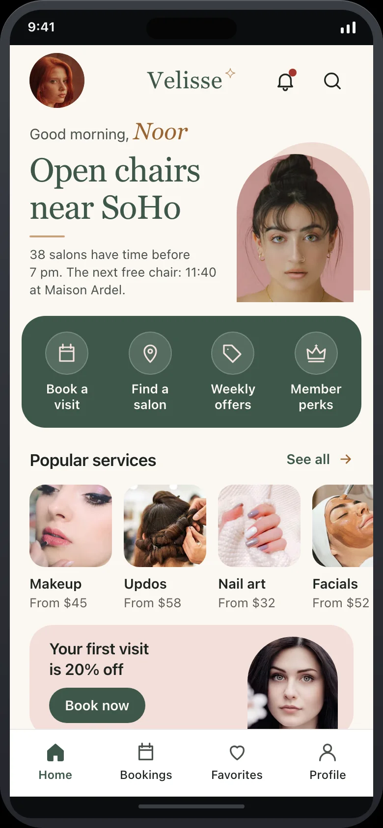Velisse (Salon & Beauty Booking) — Home