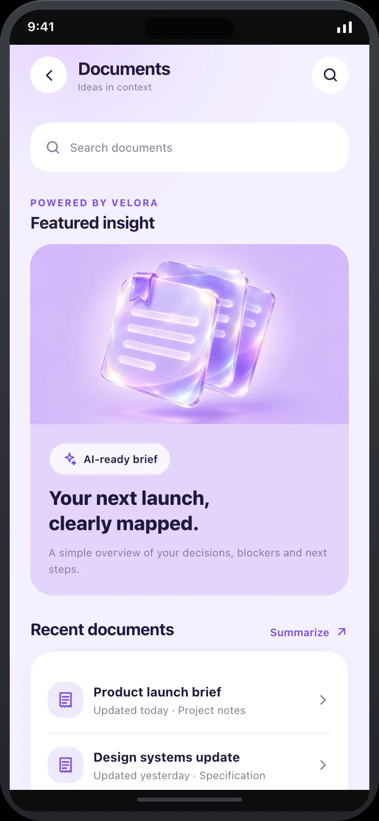 Velora Ambient AI — Documents