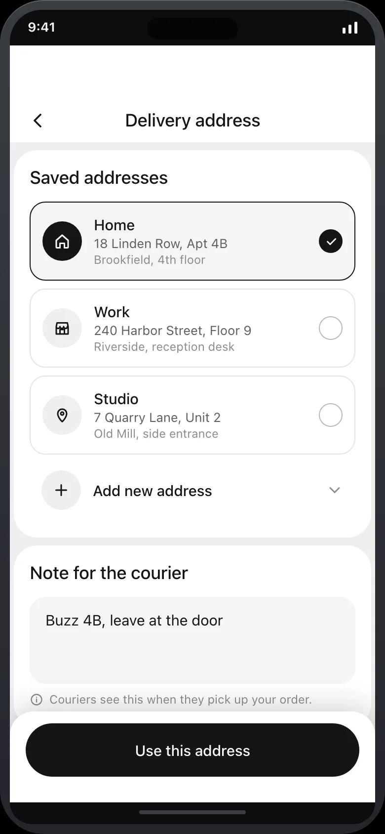 Yumora (AI Food Delivery Marketplace) — Address