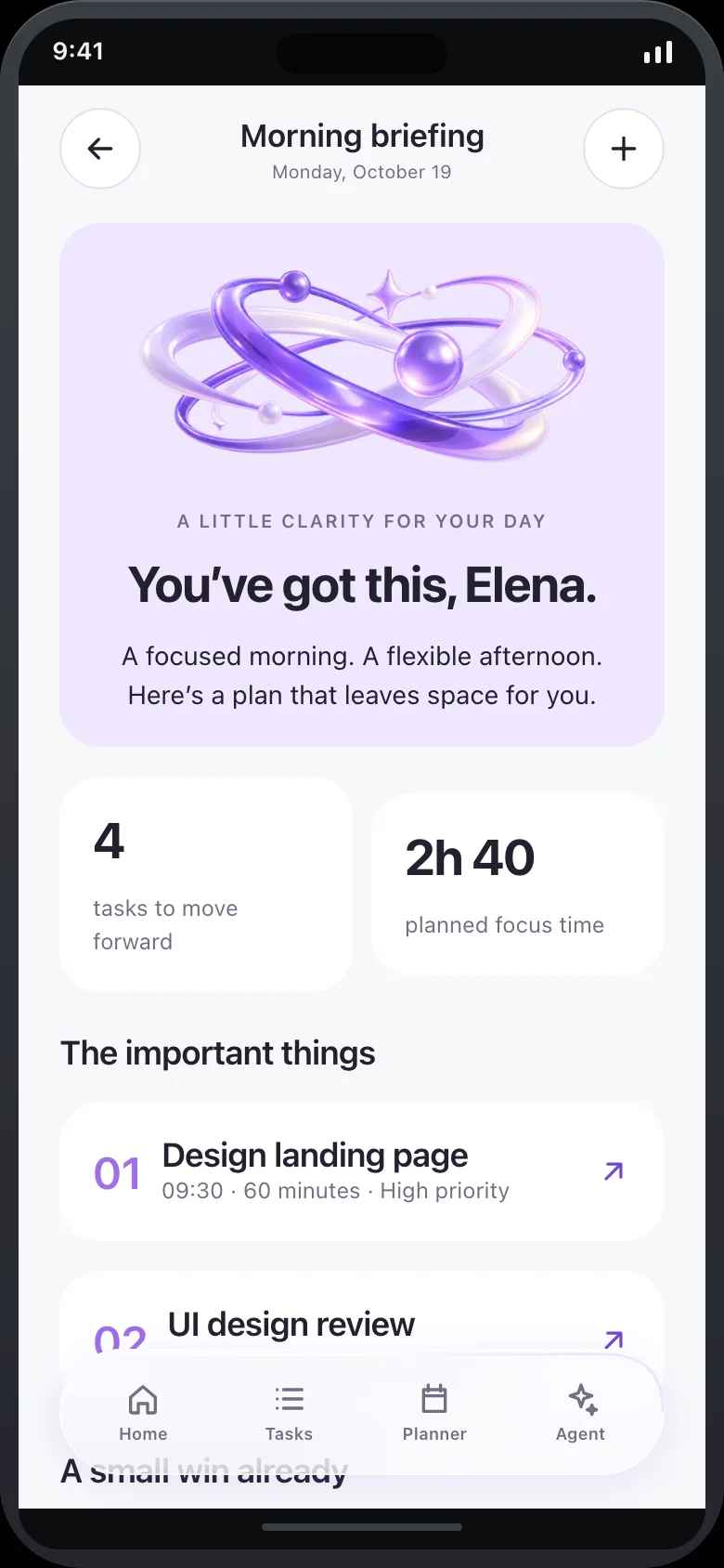Mavira Tasks — Briefing