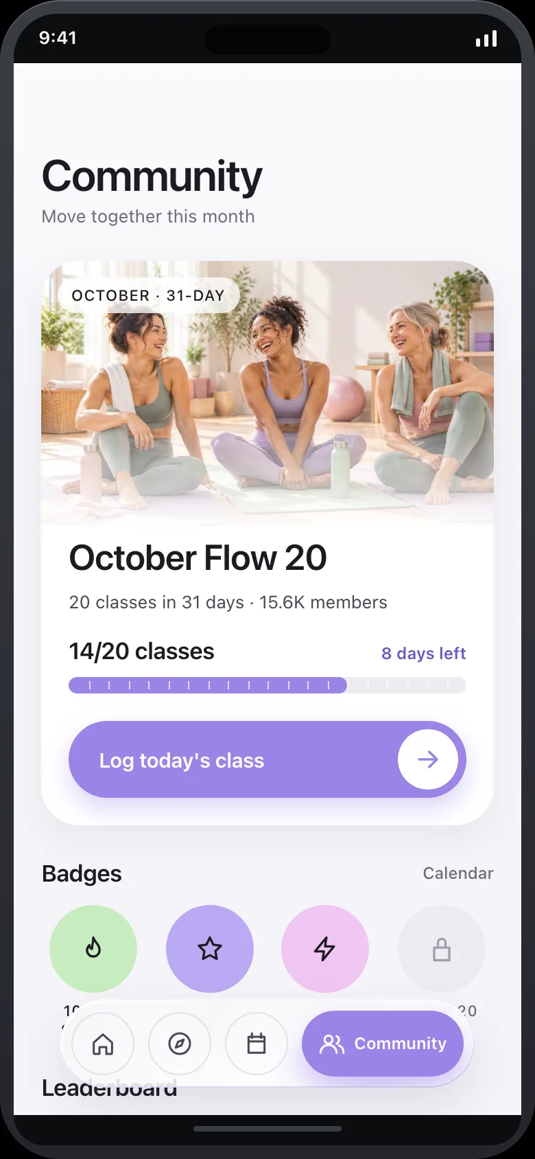 Plielle (AI Pilates & Barre Home Studio) — Community