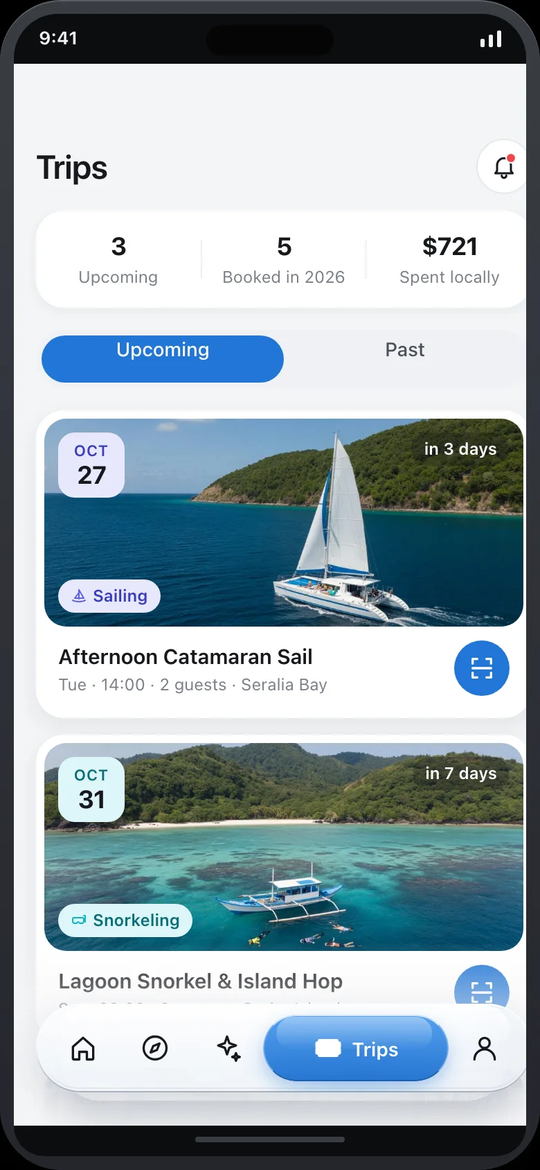 Tidevo (AI Local Experiences) — Trips