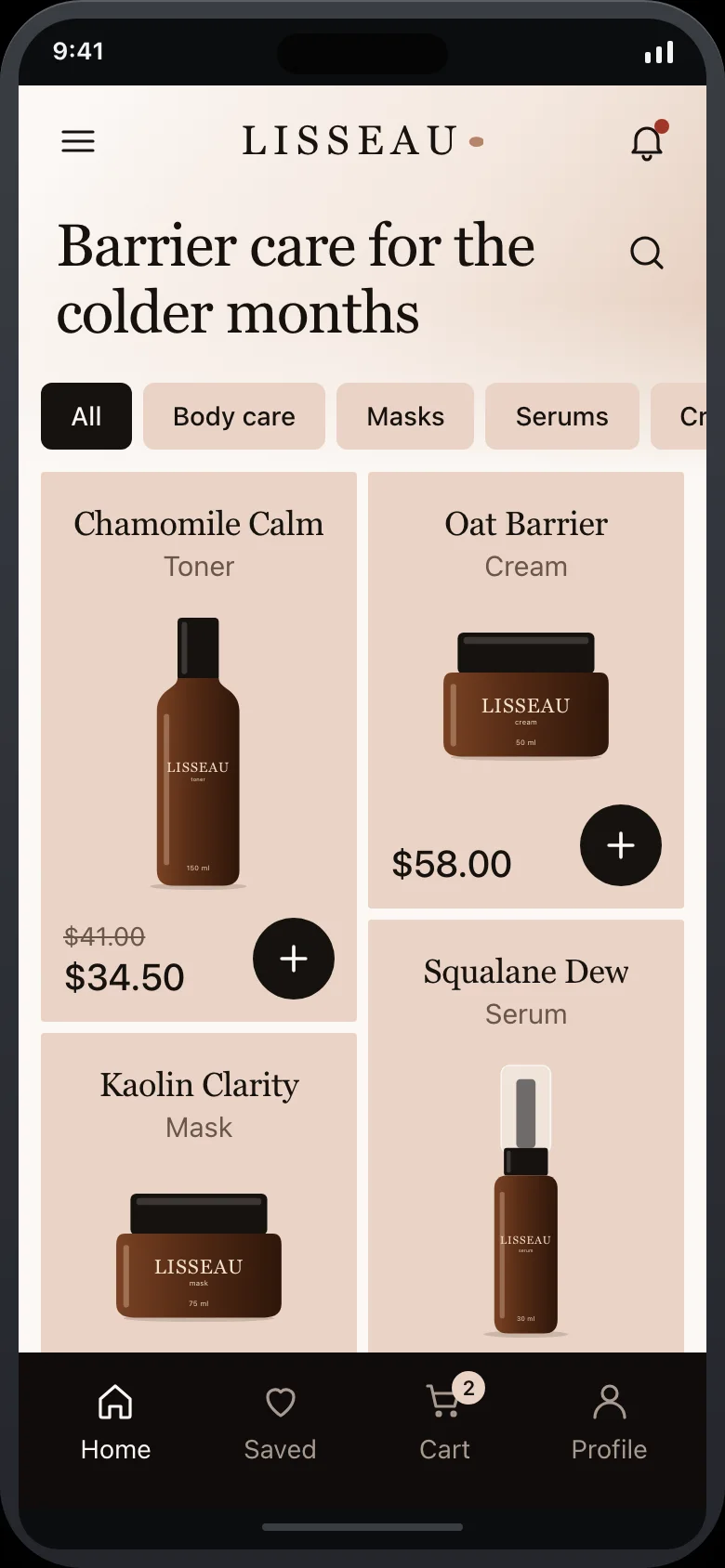 Lisseau (Rose-Clay Skincare Shop) — Home