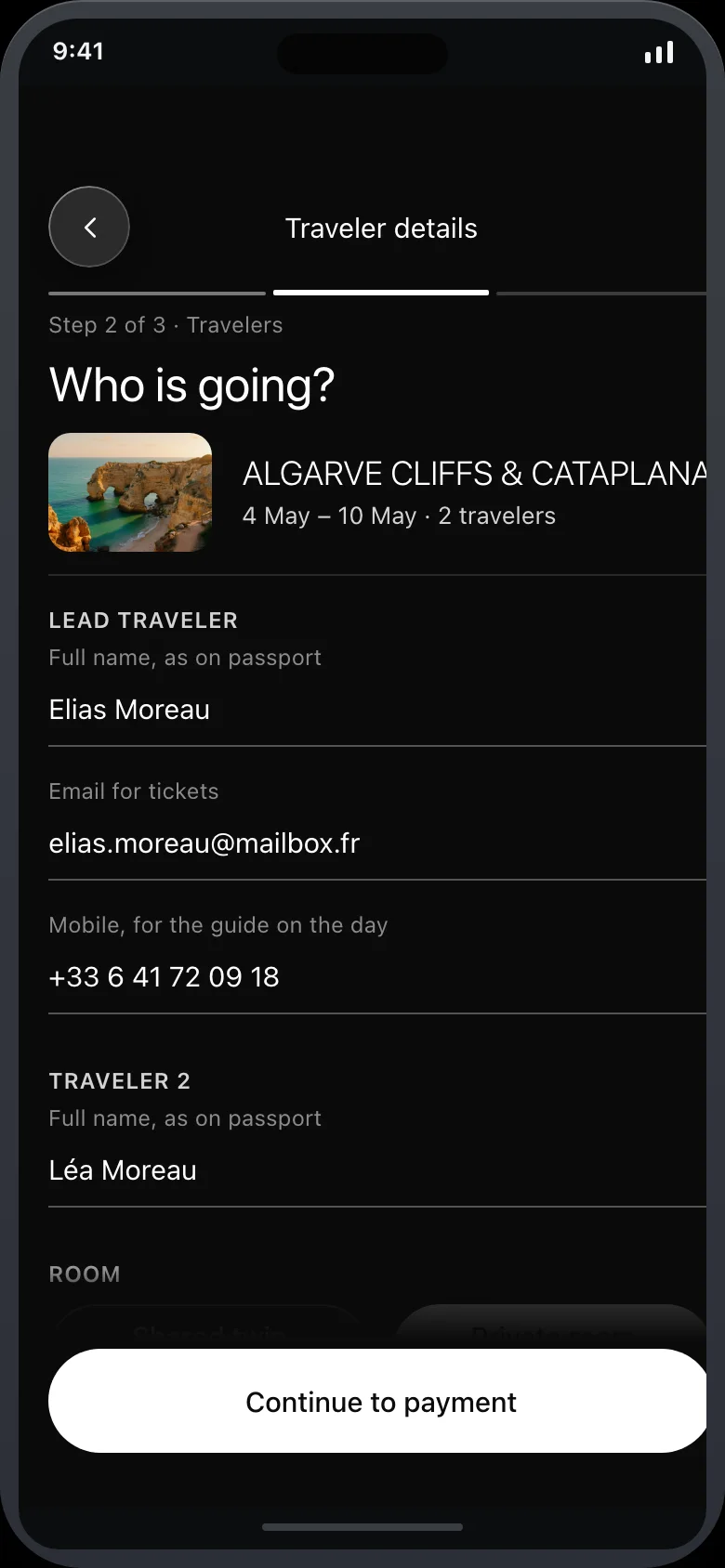 Aurevo (AI Tour Booking & Trip Matcher) — Travelers