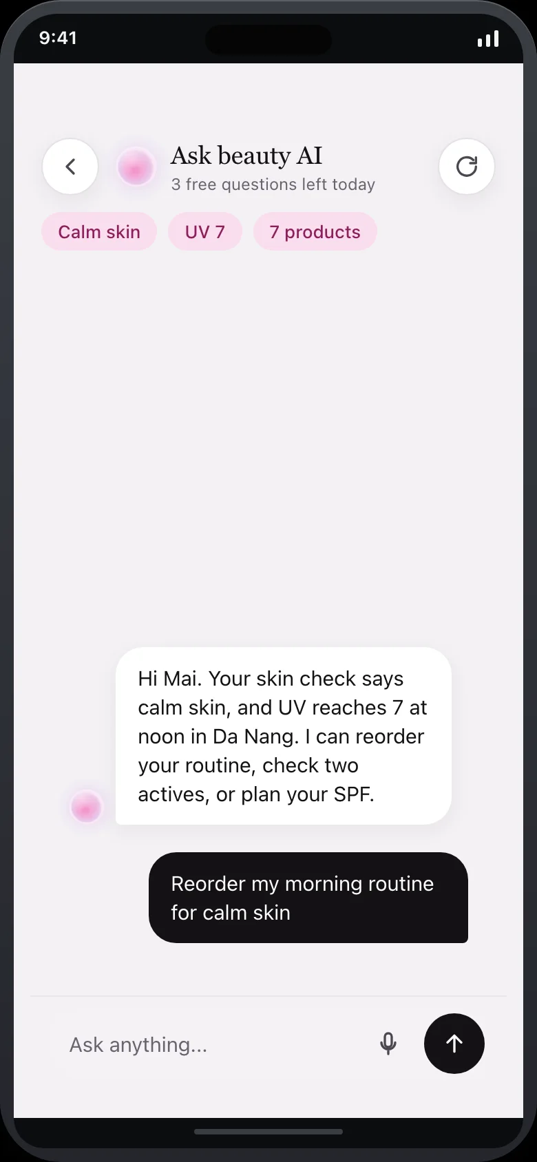Dewlune (AI Skincare Routine Planner) — Ask Ai