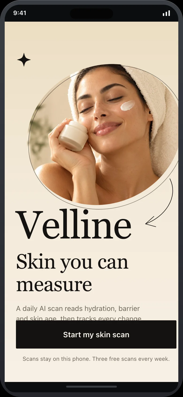 Velline (AI Skin Glow & Anti-Aging Tracker) — Welcome