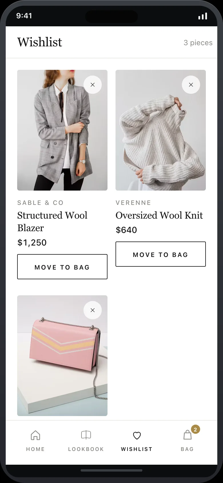 Aurum (Luxury Fashion) — Wishlist