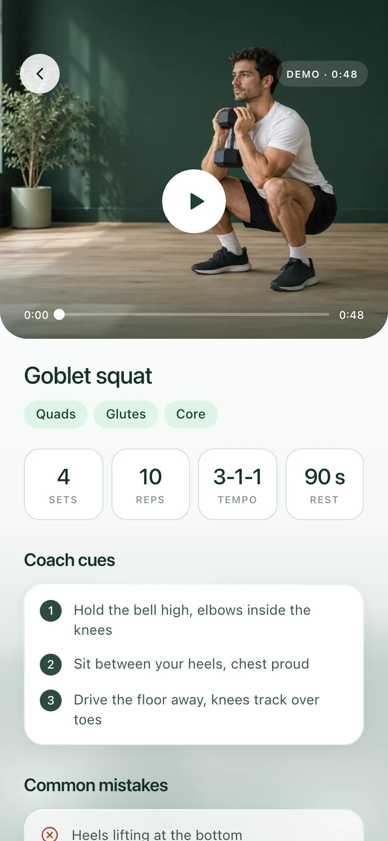 Verdelo (AI Online Coaching & Check-ins) — Exercise Video