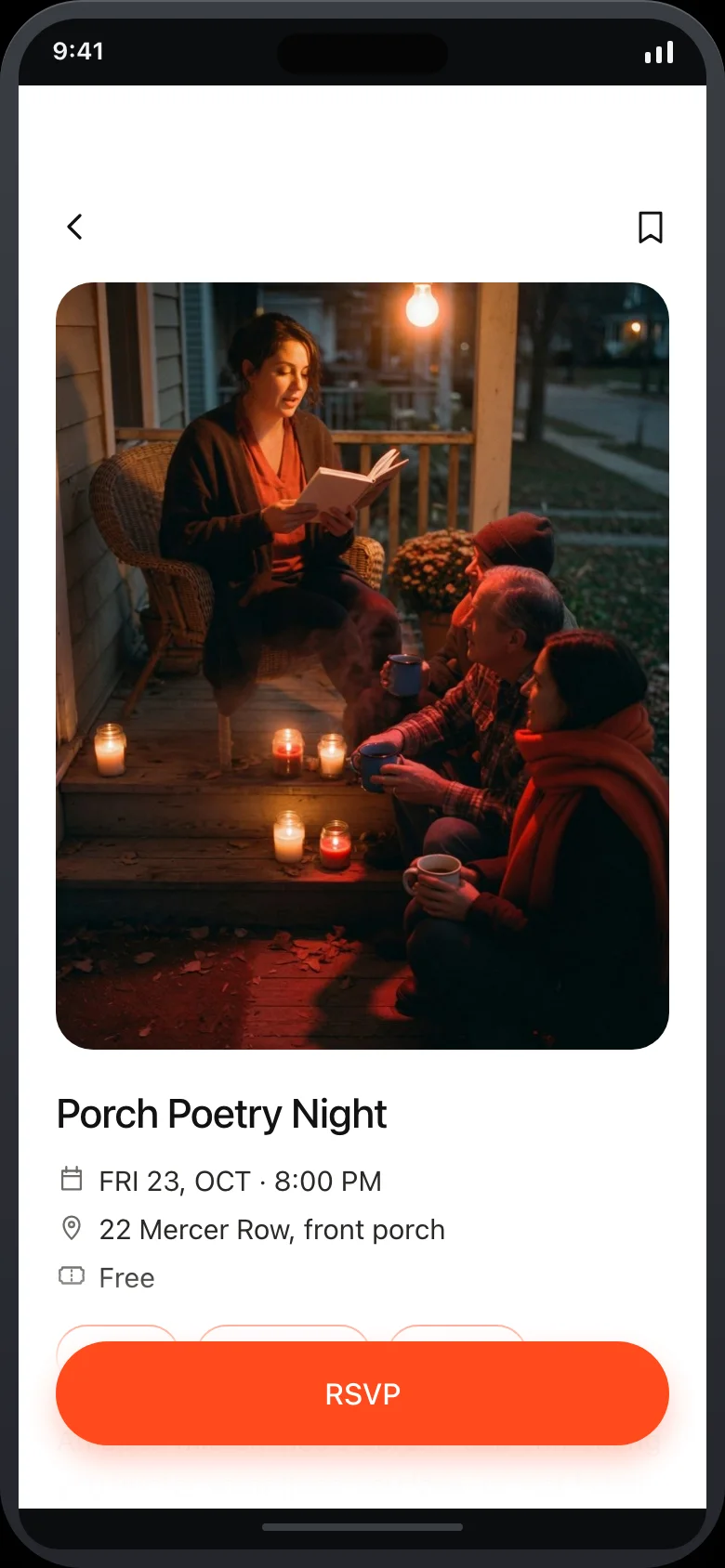 Porchly (AI Neighborhood Community) — Event Detail