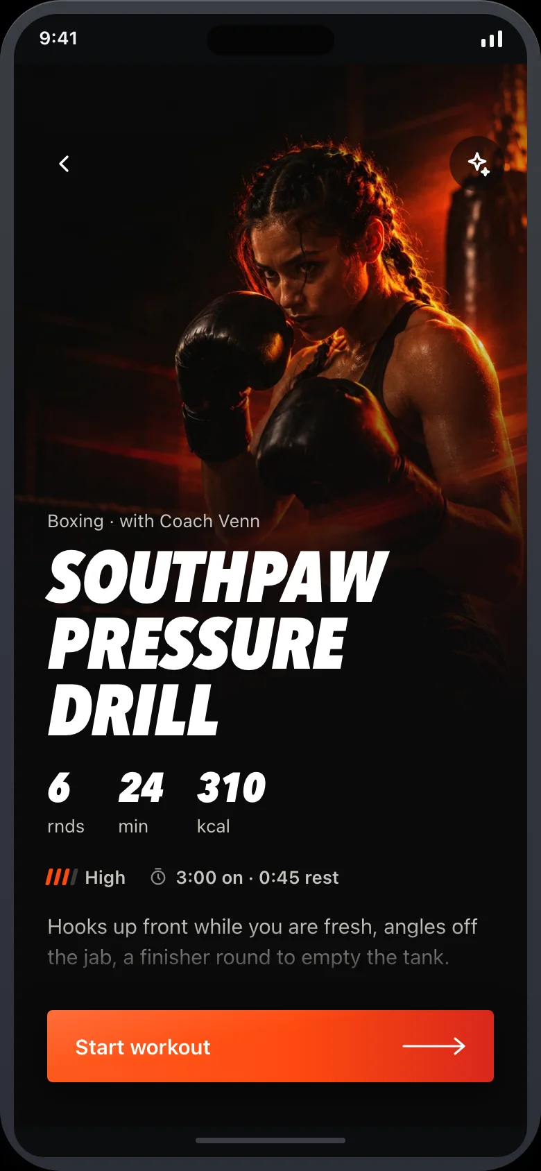 Knuckra (AI Boxing & HIIT Coach) — Workout