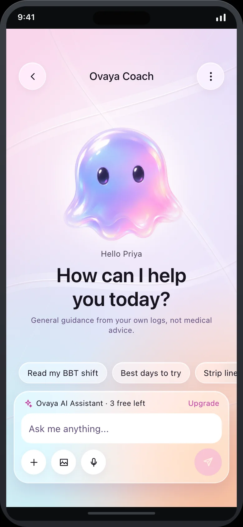 Ovaya (AI Fertility, BBT & Conception Coach) — Coach