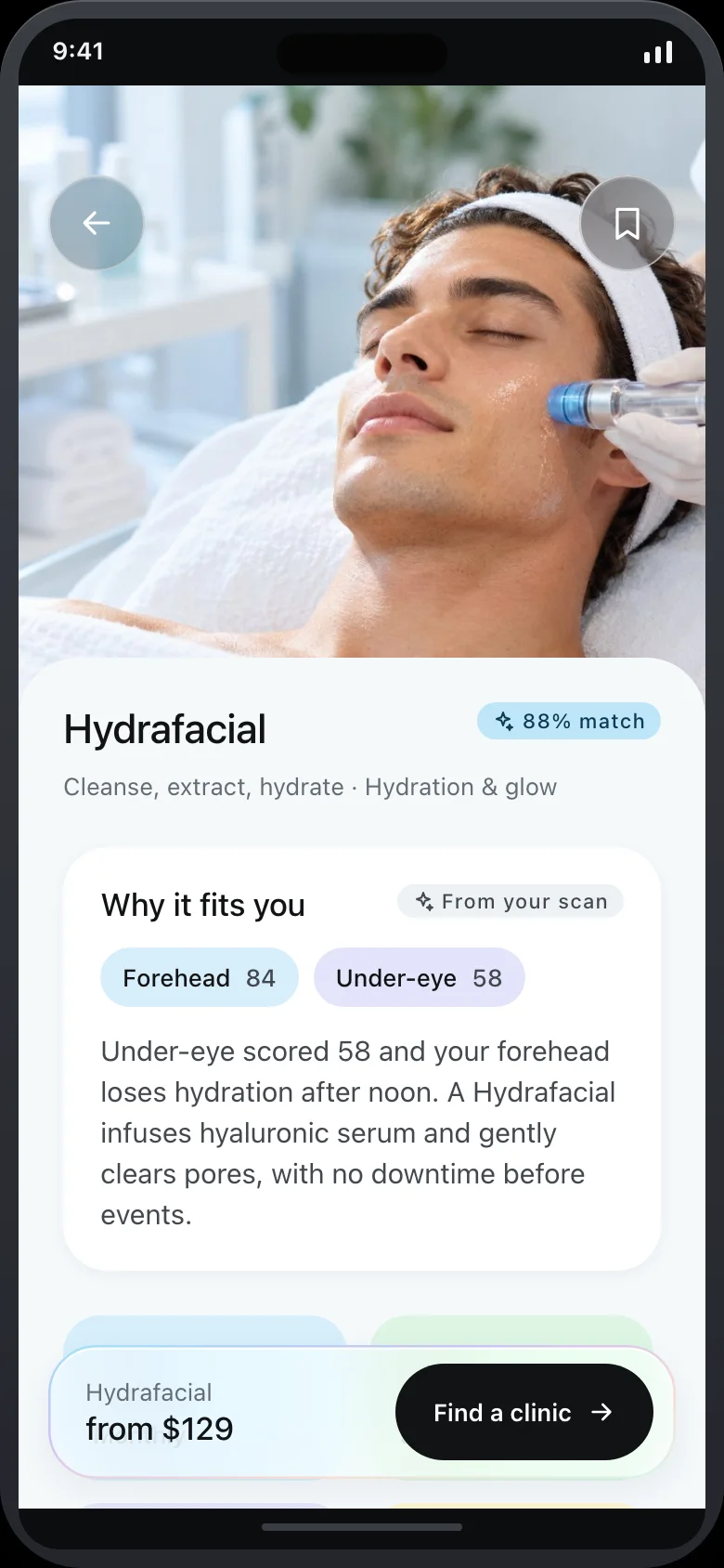 Soriel (AI Skin Diagnostic & MedSpa Booking) — Treatment Detail