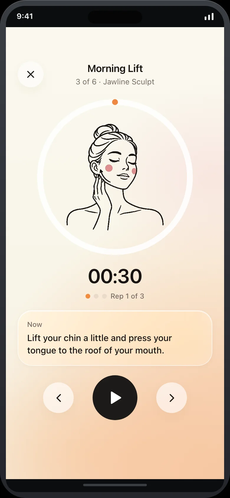 Mirelle (AI Face Yoga & Facial Aesthetics) — Session