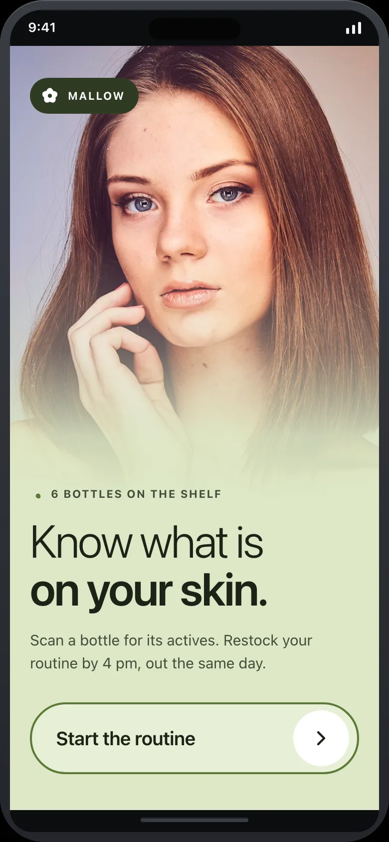 Mallow (Skincare Shelf & Label Scan) — Welcome