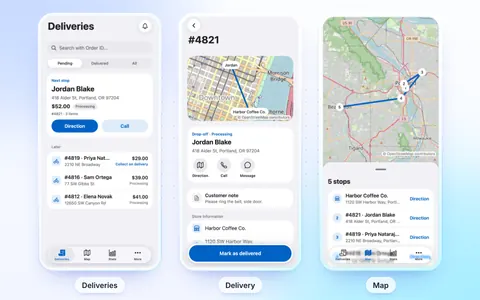 Driver app guide preview