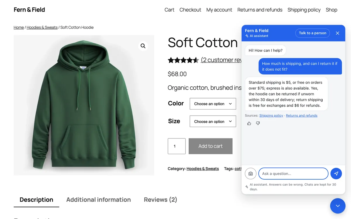 FluxNative Commerce — On your website too