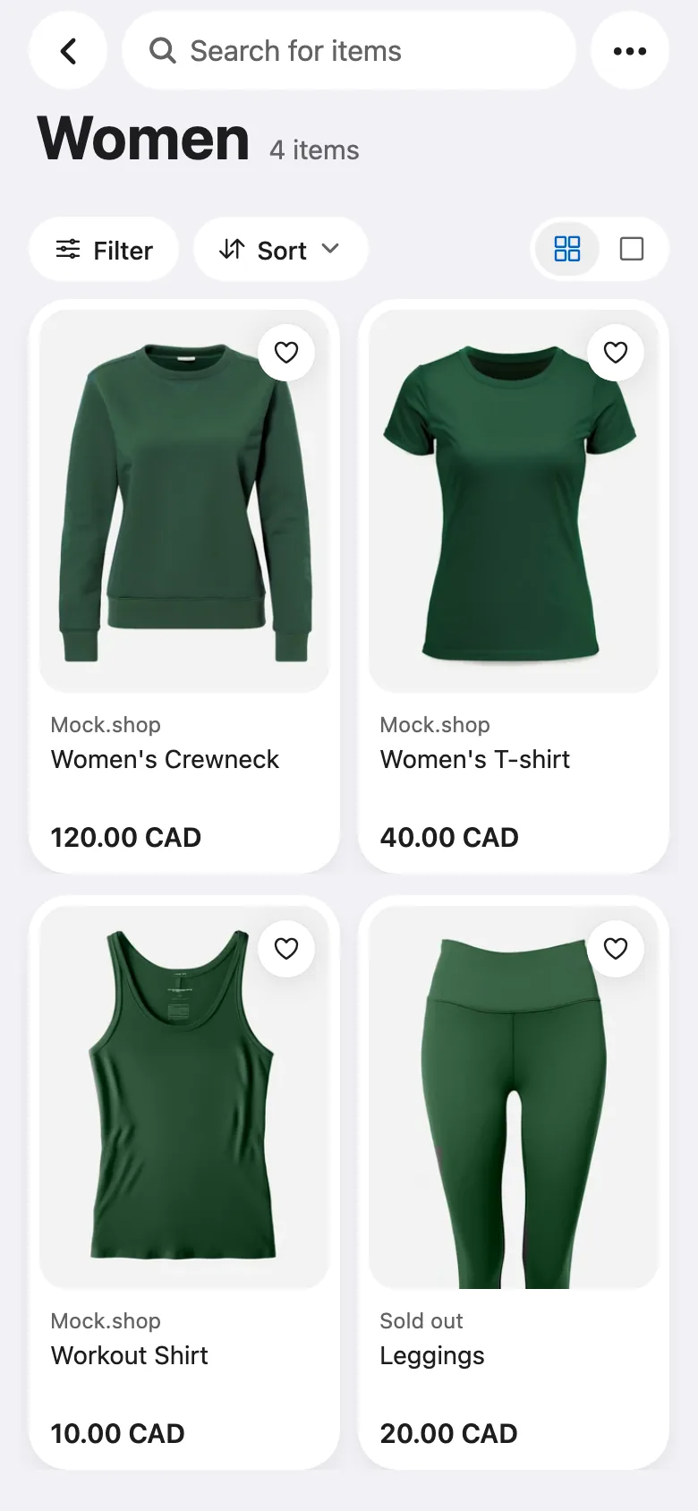 FluxNative Commerce — A collection
